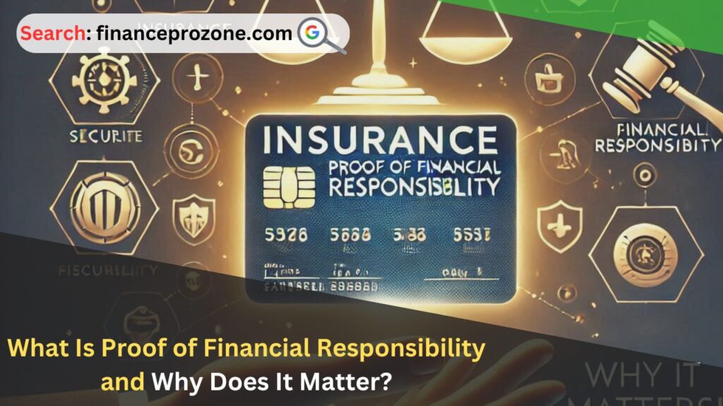 What Is Proof of Financial Responsibility and Why Does It Matter?