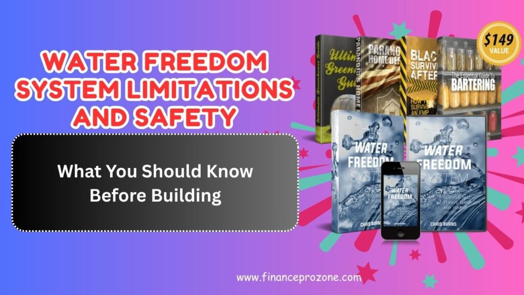 Water Freedom System Limitations and Safety: What You Should Know Before Building