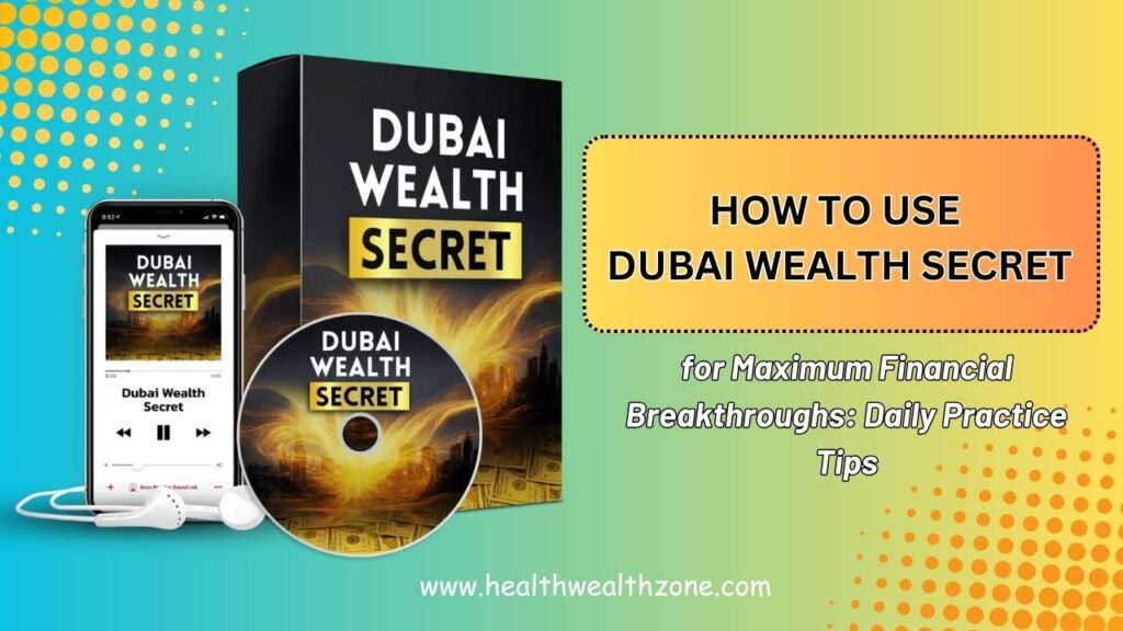 How to Use Dubai Wealth Secret for Maximum Financial Breakthroughs: Daily Practice Tips
