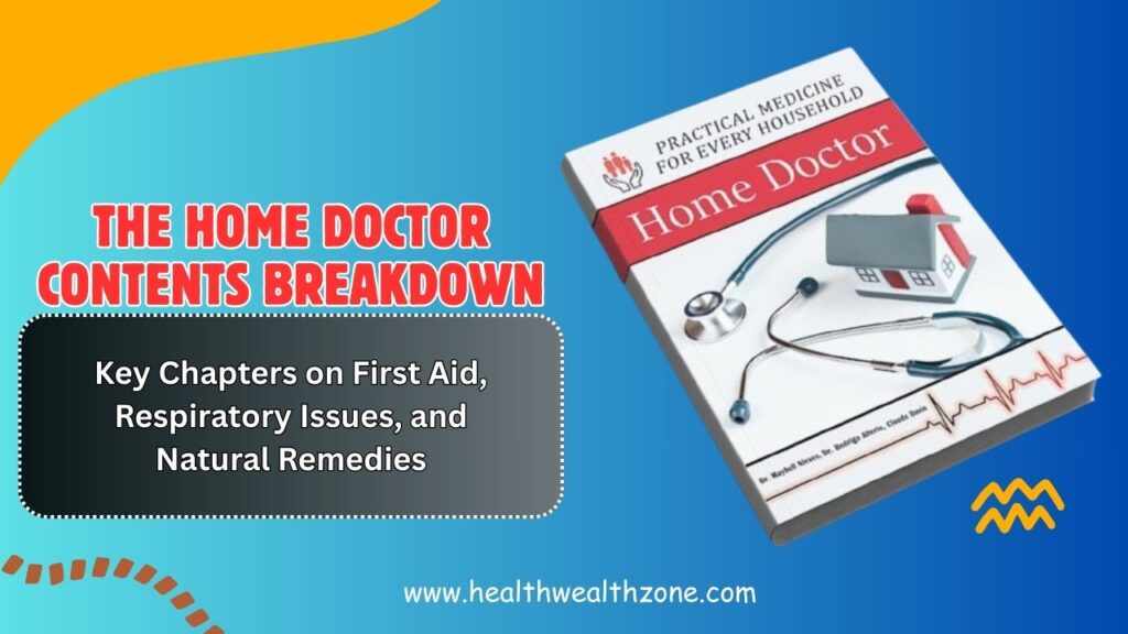 The Home Doctor Contents Breakdown: Key Chapters on First Aid, Respiratory Issues, and Natural Remedies