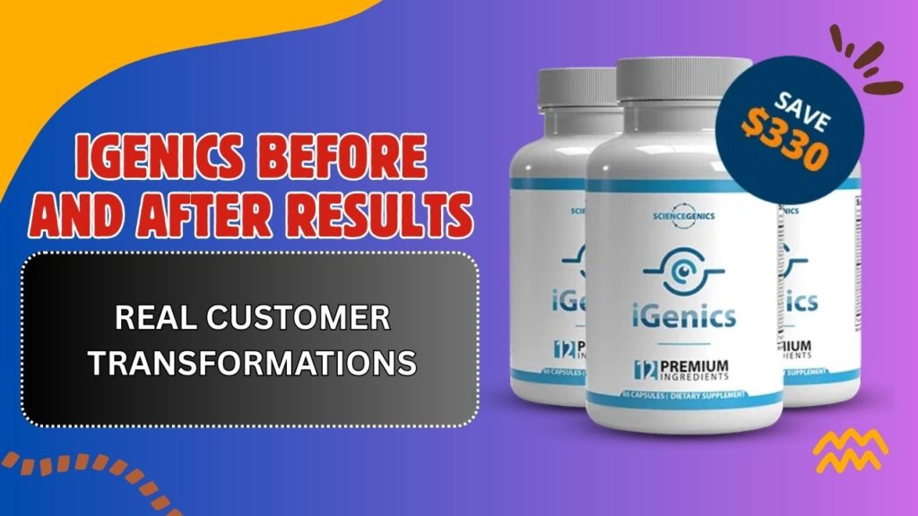iGenics Before and After Results – Real Customer Transformations